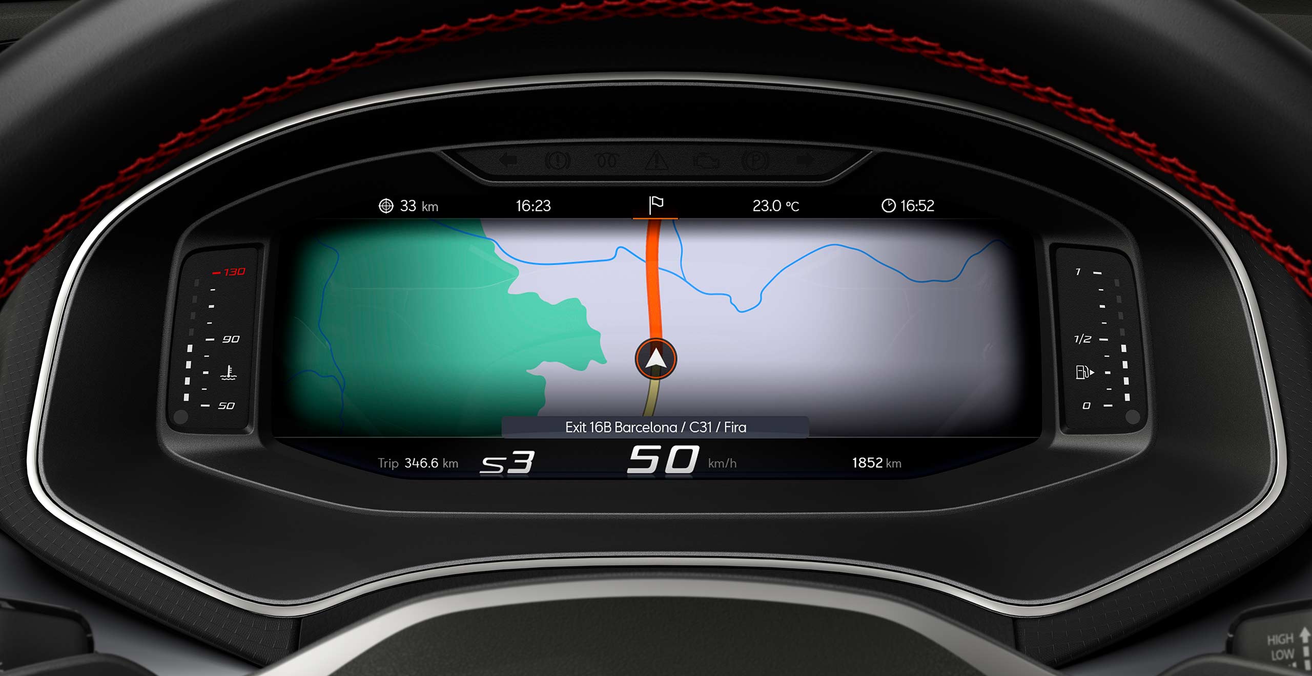 Digital Cockpit de la nouvelle SEAT Ibiza 