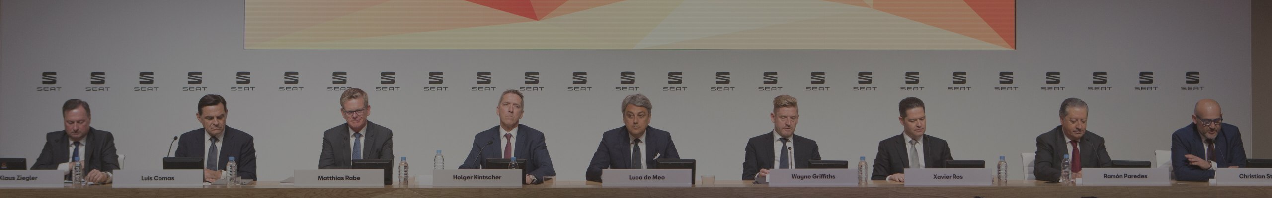Ein Jahr der Rekorde für SEAT - SEAT commitee of Directors. President and CEO Luca de Meo at SEAT Annual media conference 2018