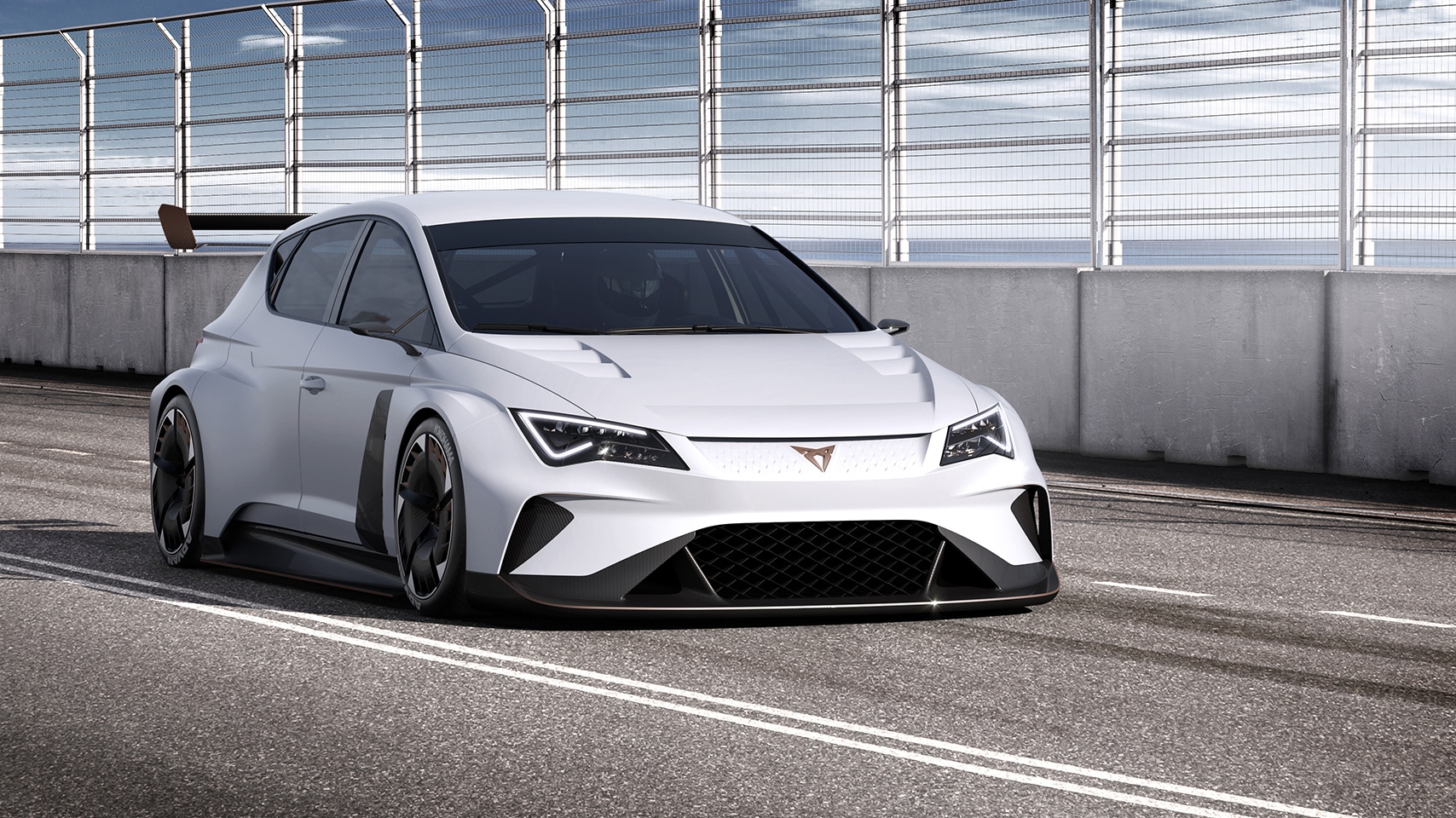 SEAT Web Conference at the Geneva Motor Show – CUPRA car backside