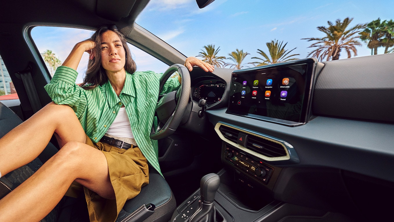 Navigationssystem des SEAT Arona mit 9.2-Zoll-Bildschirm