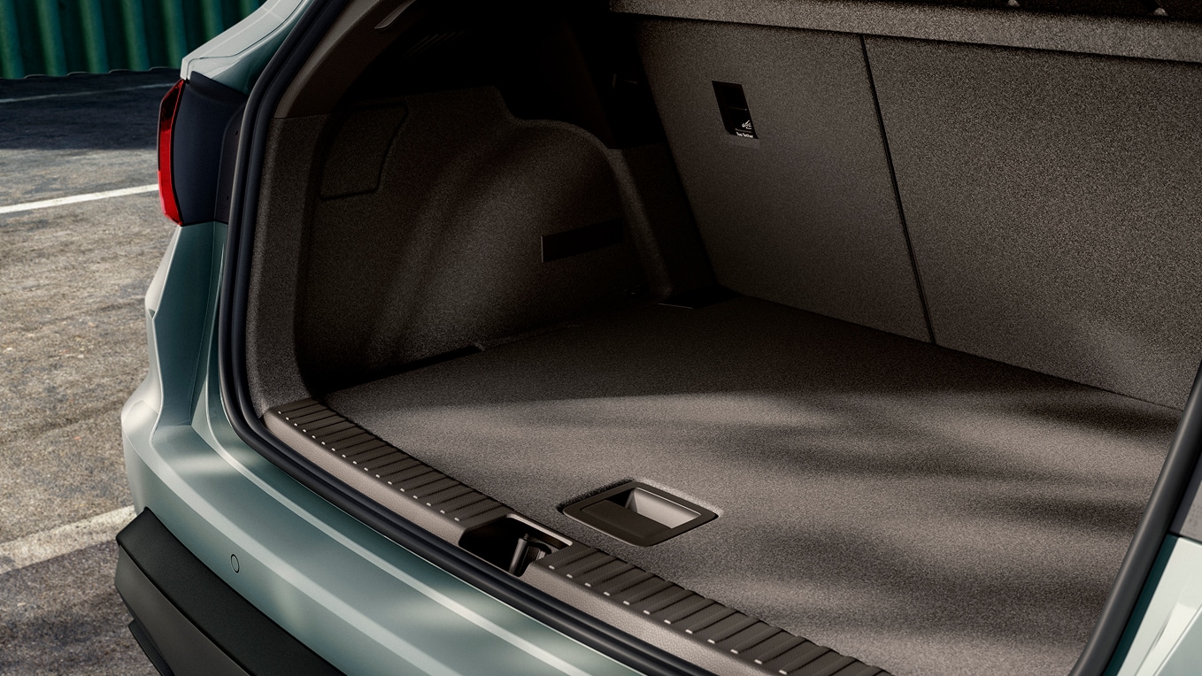 Vue de l’intérieur du coffre de la SEAT Arona Vue de l’intérieur du coffre de la SEAT Arona