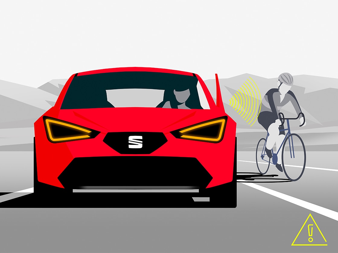 Sicherheitssystem «Side Assist» des SEAT Ibiza  Sicherheitssystem «Side Assist» des SEAT Ibiza