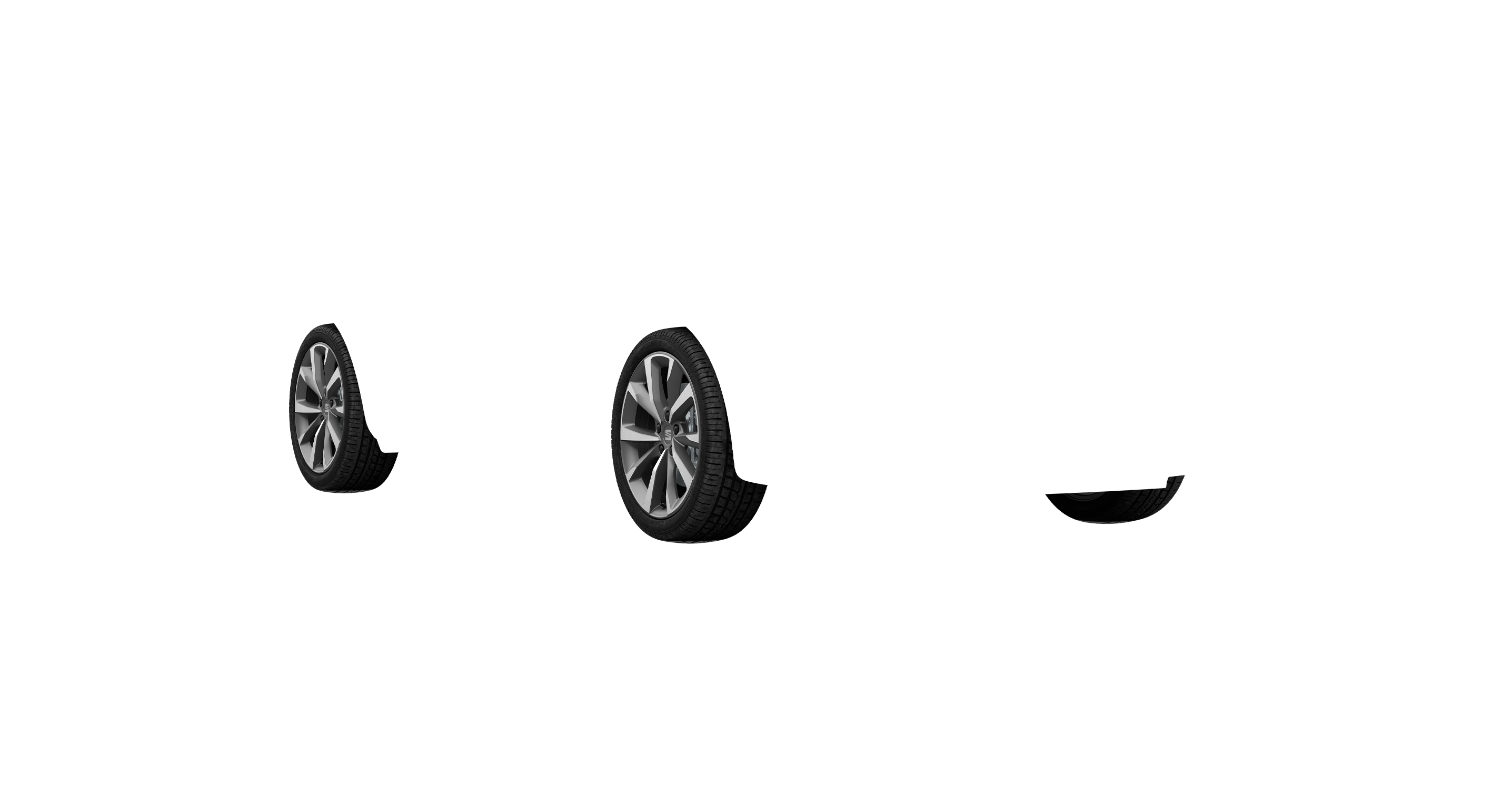 Alufelgen 7.5J x 18", "PERFORMANCE" 30/6 Machined in Cosmo Grey (225/40 R18)