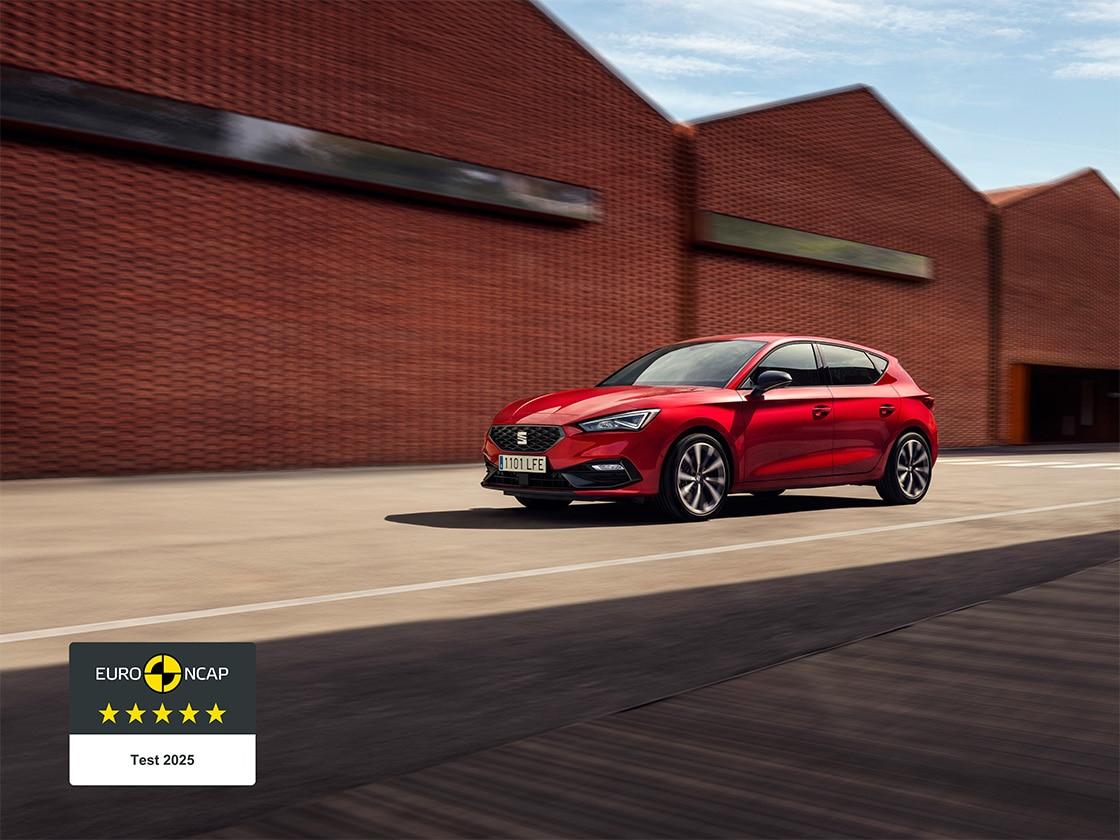 Le SEAT Leon 5D conserve sa note de 5 étoiles.