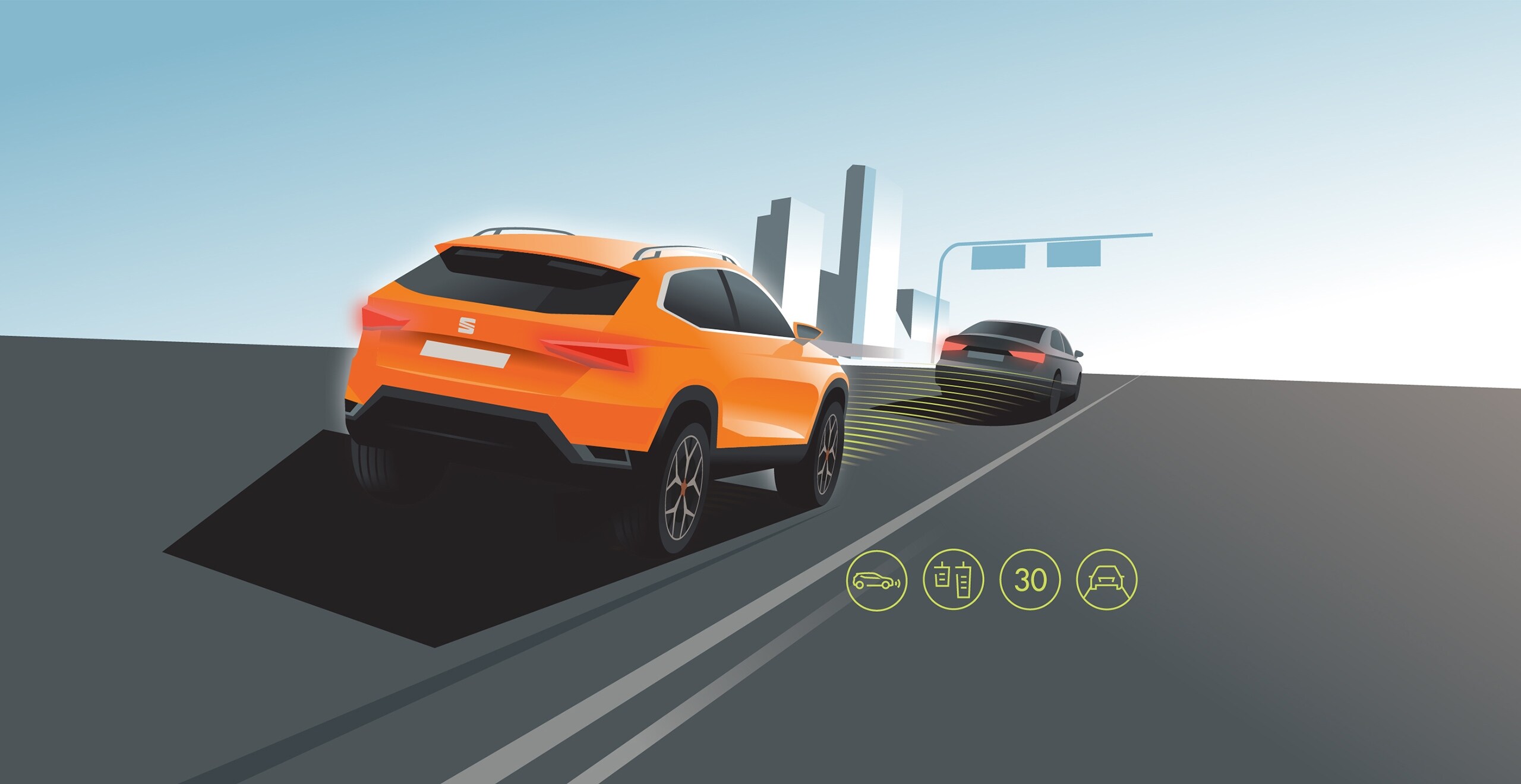 illustrazione-della-funzione-di-sicurezza-acc-predittivo-della-seat-ateca