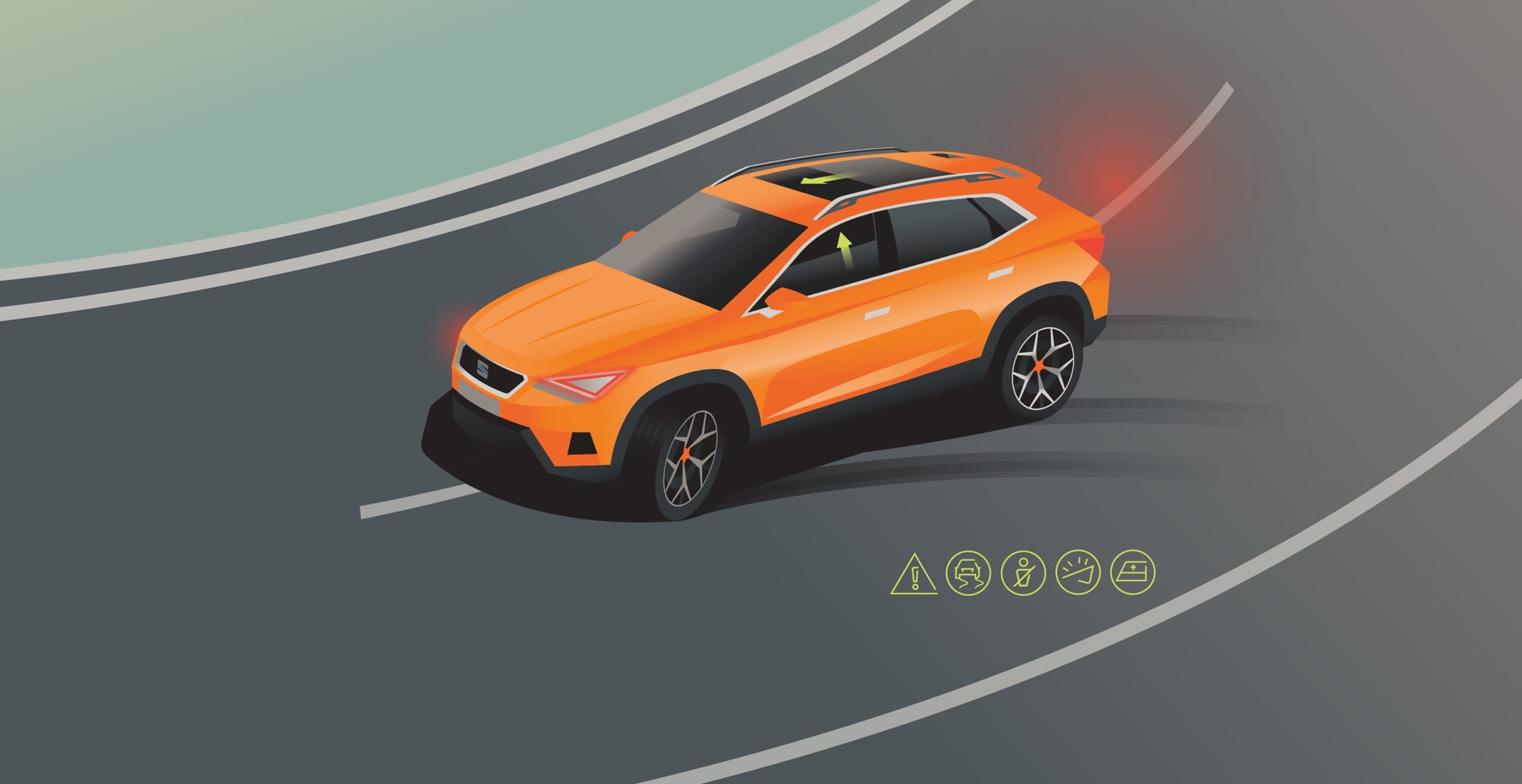 illustrazione-della-funzione-di-sicurezza-assistente-pre-crash-della-seat-ateca