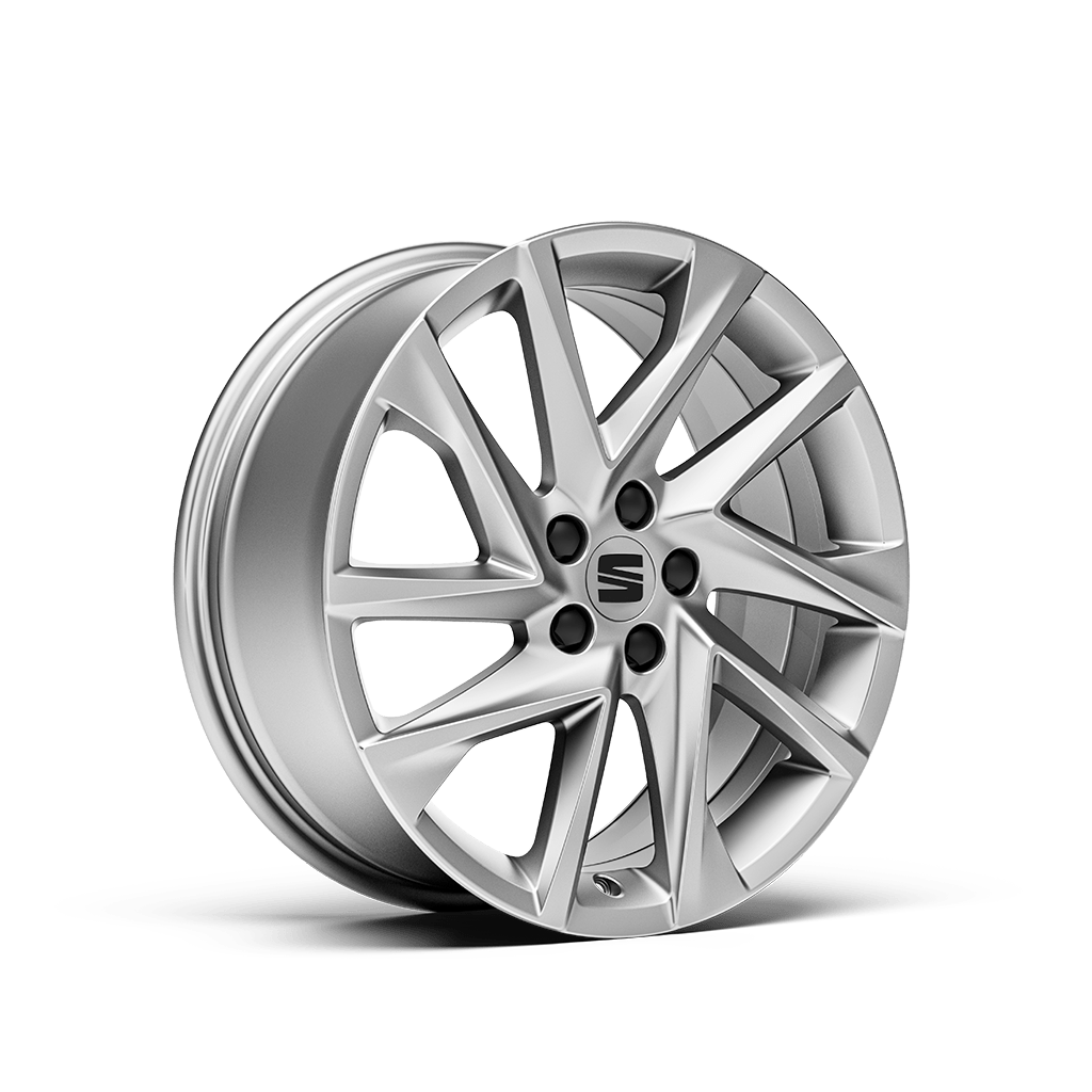 Cerchi in lega leggera Dynamic da 17″ in Brilliant Silver standard