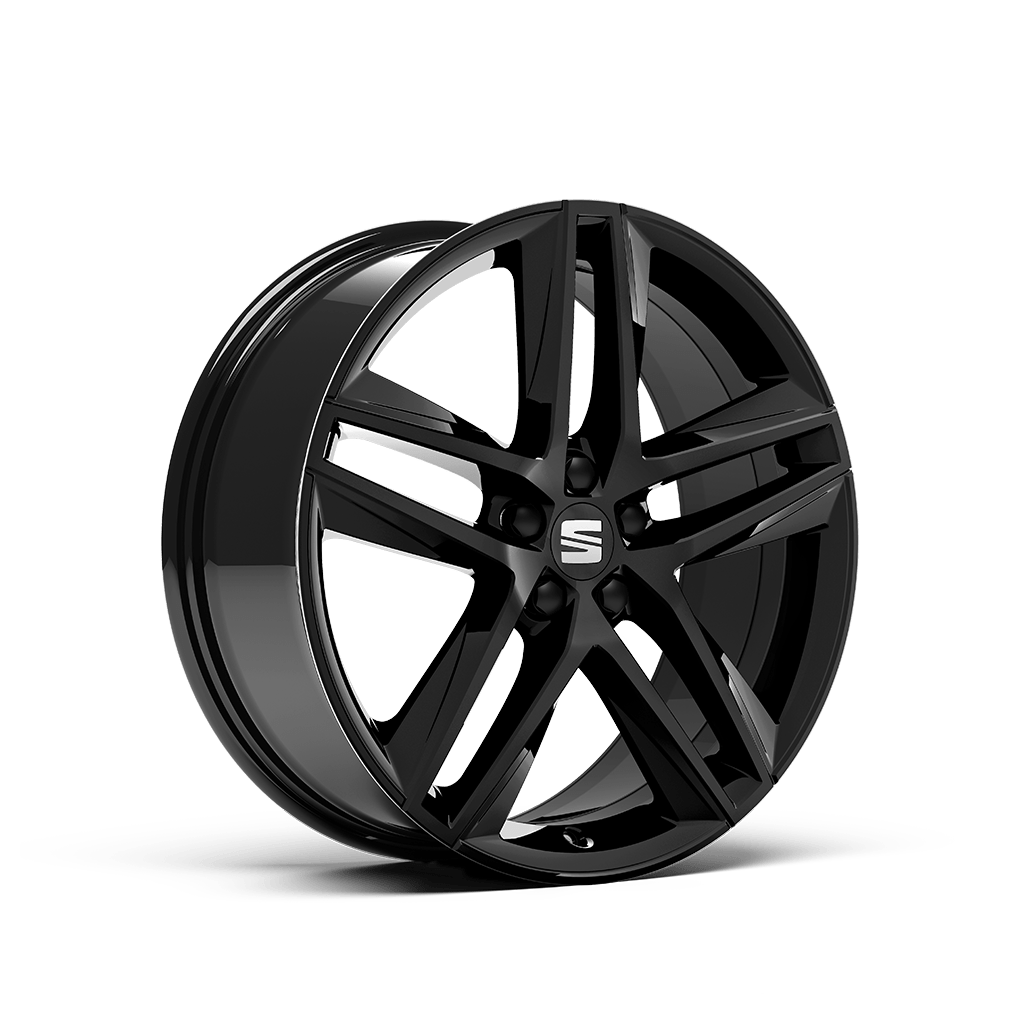 18-Zoll-Leichtmetallfelgen «Performance» in Glossy Black