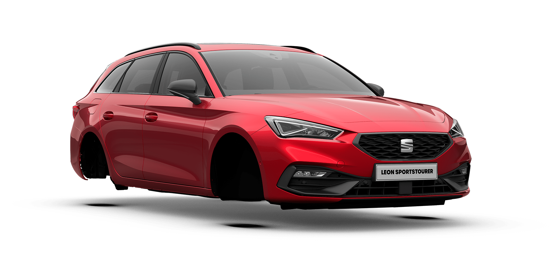 configurazione colore desire red nella seat leon