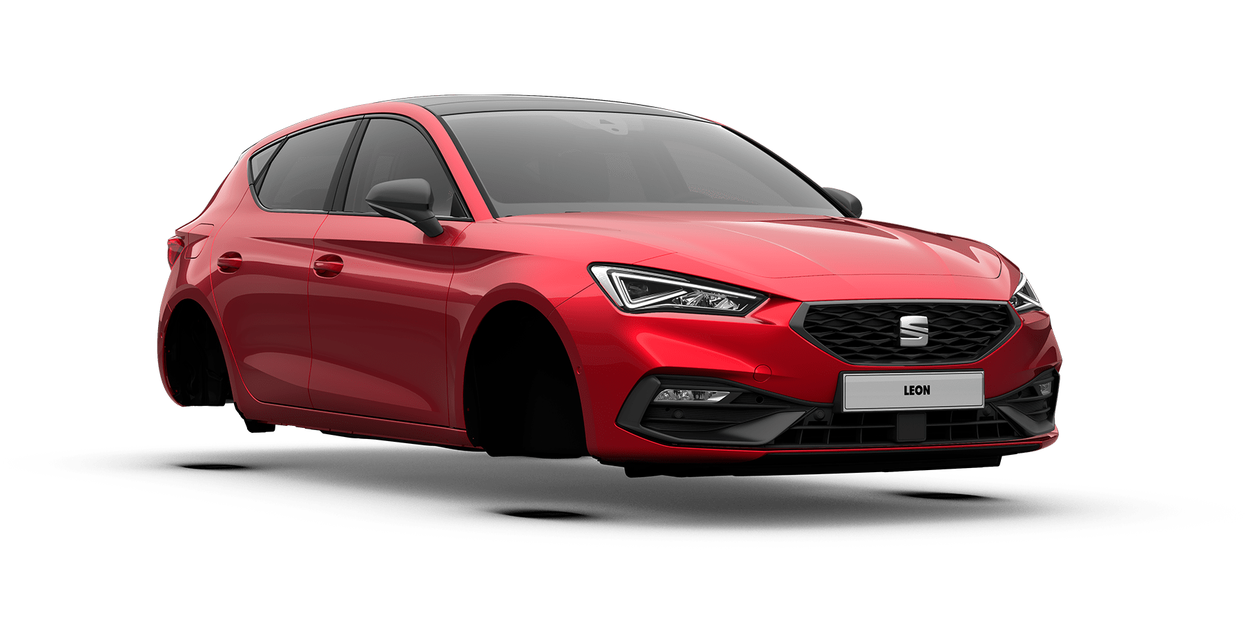 SEAT Leon Desire Red colour configuration 
